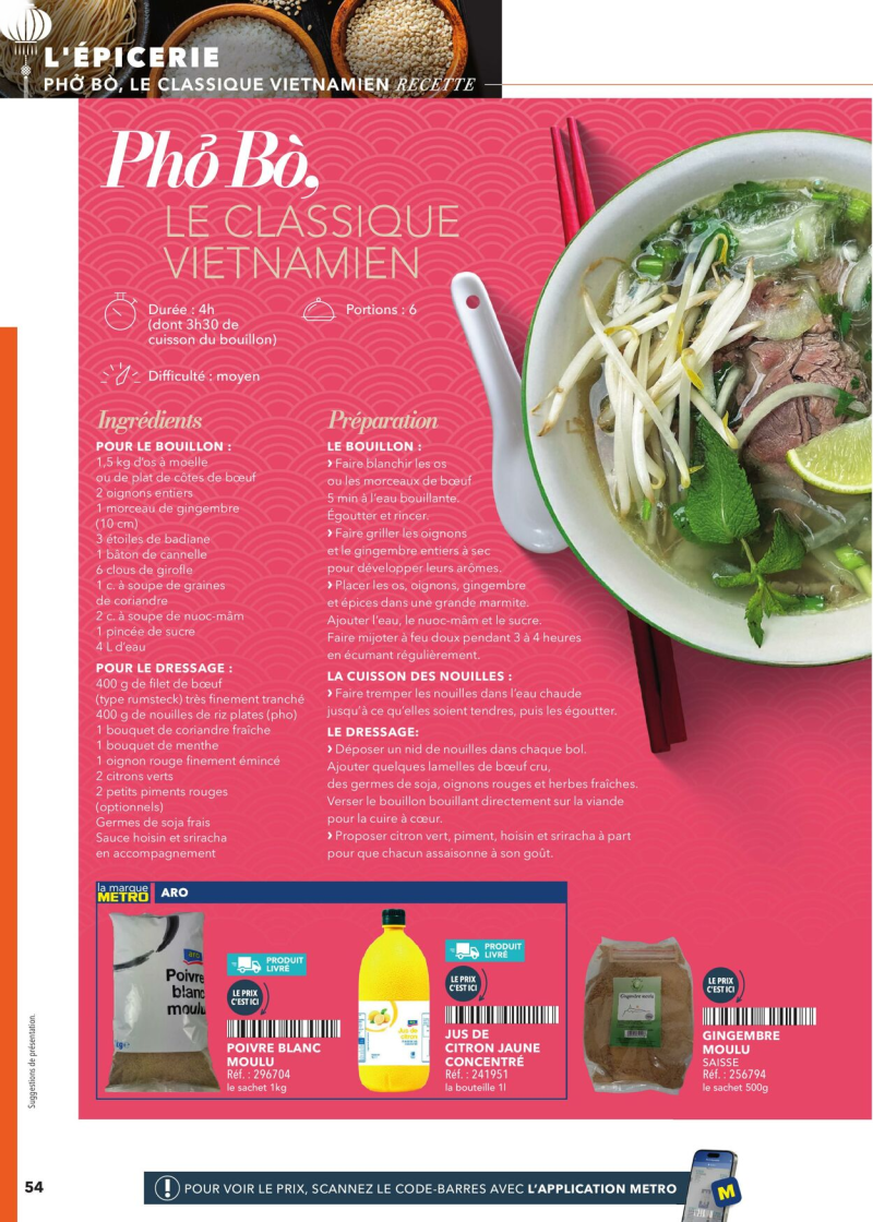 Metro catalogue du 19/12 au 03/01/2026 – page 54