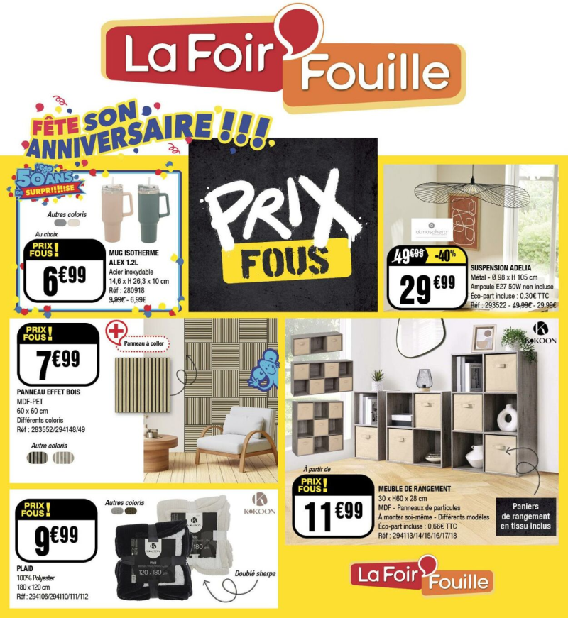 La Foir’Fouille catalogue du 27/10 au 04/11/2025 – page 1