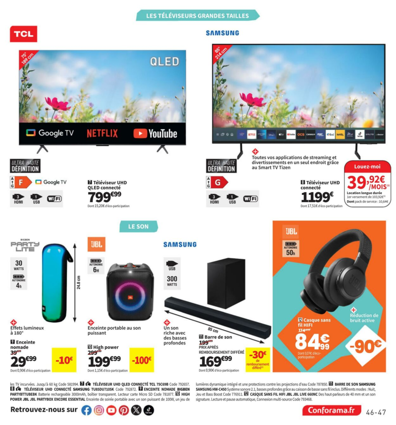 Conforama catalogue du 25/03 au 31/03/2025 – page 47