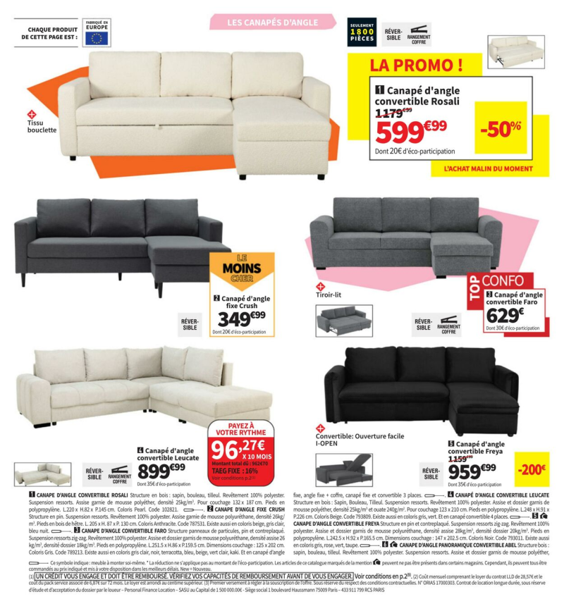 Conforama catalogue du 25/03 au 31/03/2025 – page 22