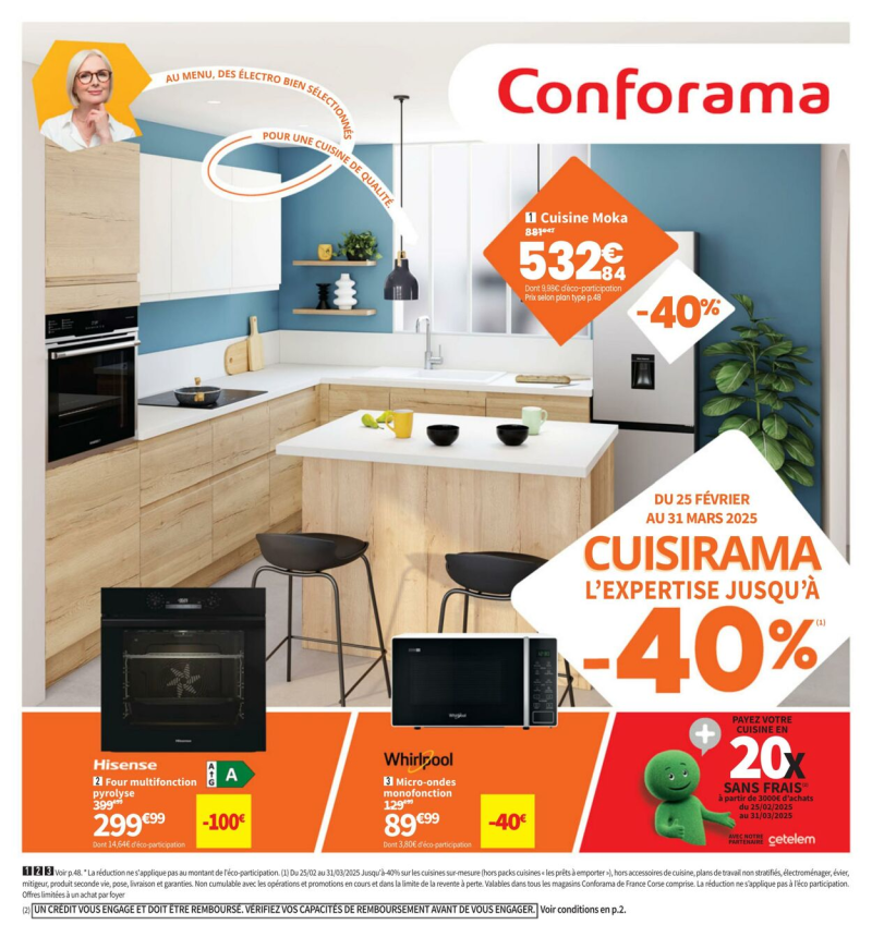 Conforama catalogue du 25/03 au 31/03/2025 – page 1