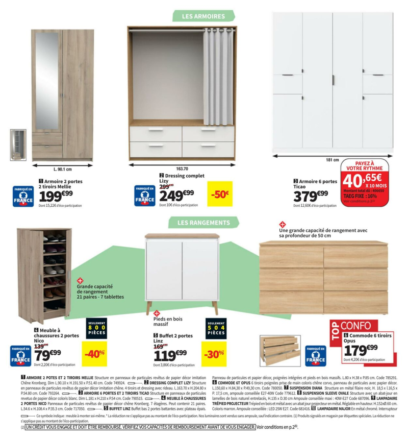 Conforama catalogue du 25/03 au 31/03/2025 – page 42