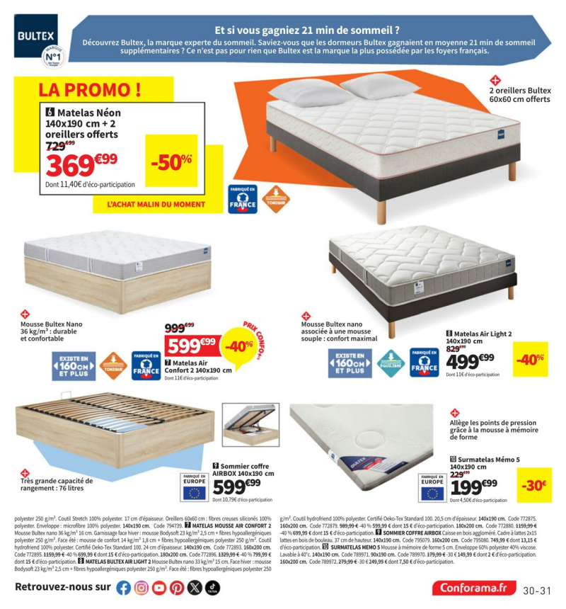 Conforama catalogue du 25/03 au 31/03/2025 – page 31