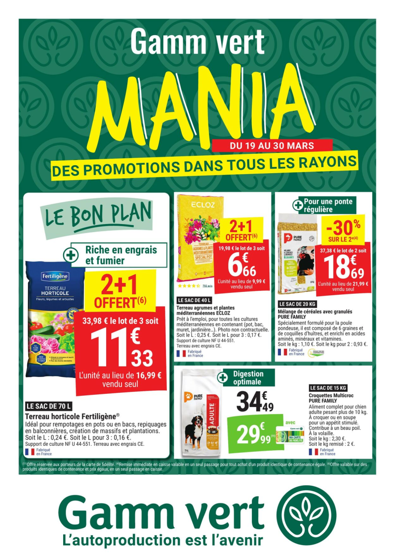 Gamm vert catalogue du 19/03 au 31/03/2025 – page 1
