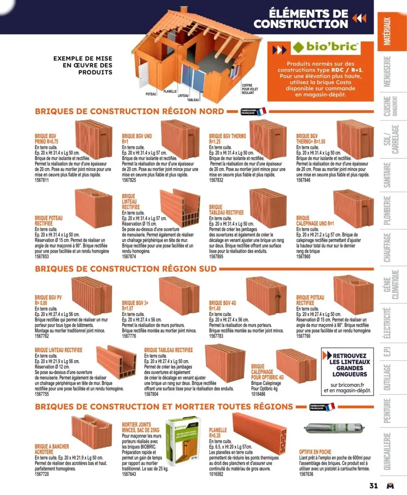 Bricoman catalogue du 01/04 au 01/01/2025 – page 31