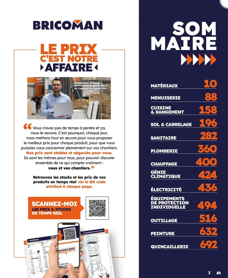 Bricoman catalogue du 01/04 au 01/01/2025 – page 3