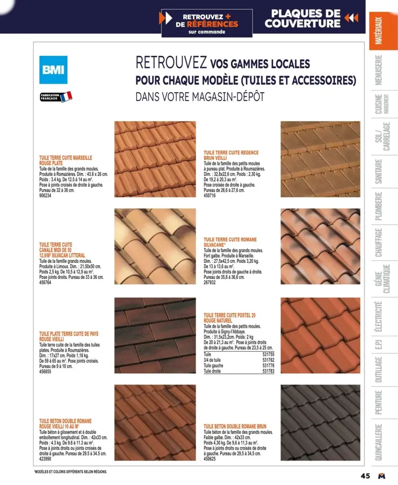 Bricoman catalogue du 01/04 au 01/01/2025 – page 45