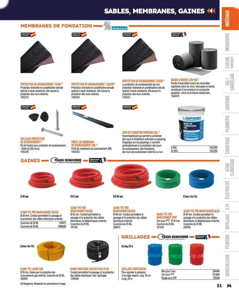 Bricoman catalogue du 01/04 au 01/01/2025 – page 21