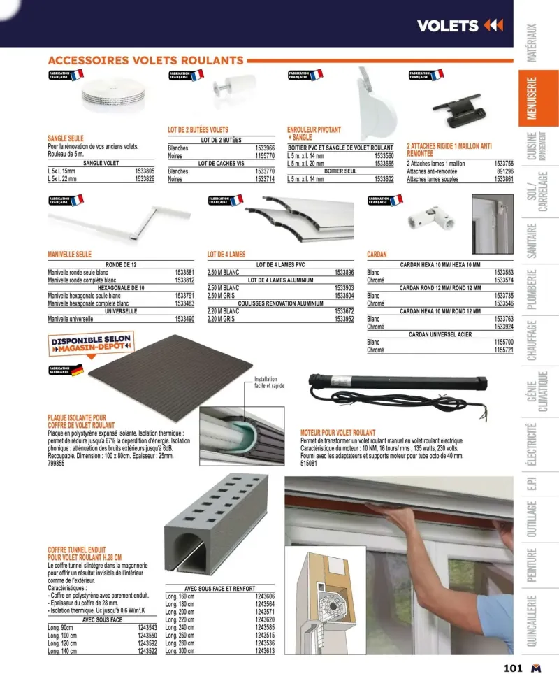 Bricoman catalogue du 01/04 au 01/01/2025 – page 101