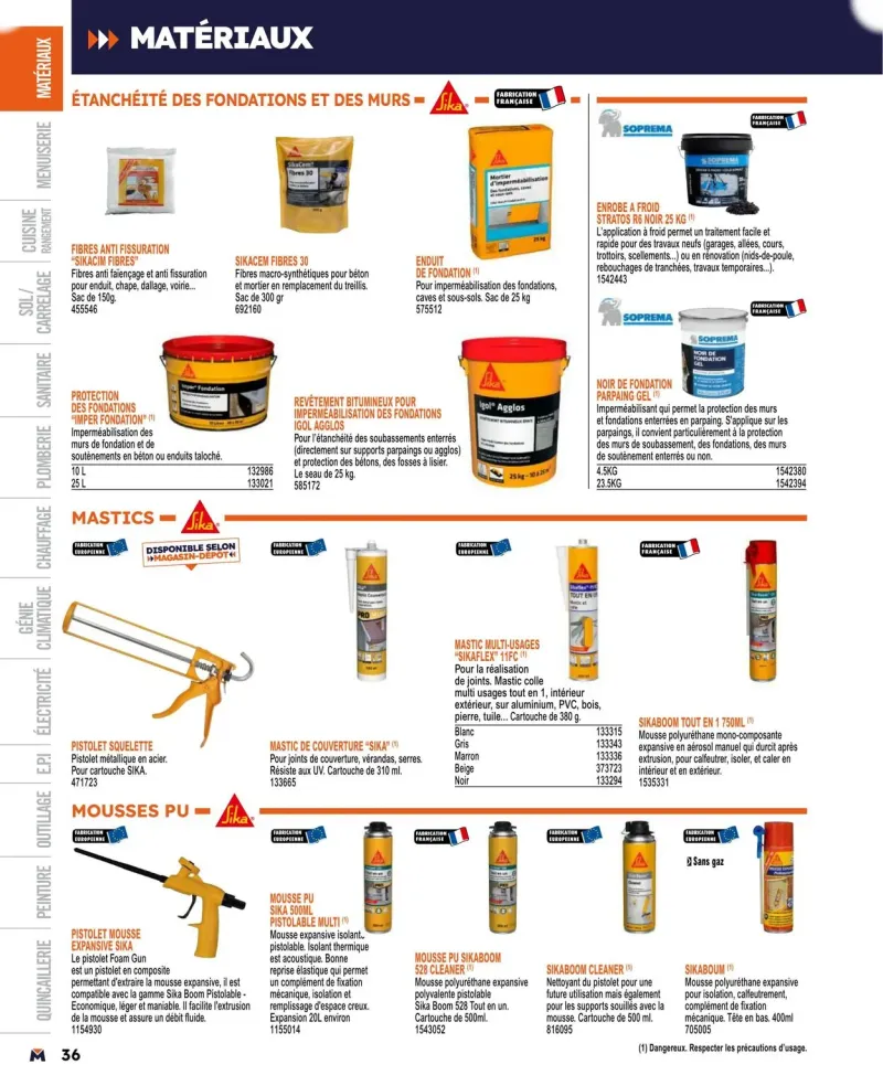 Bricoman catalogue du 01/04 au 01/01/2025 – page 36