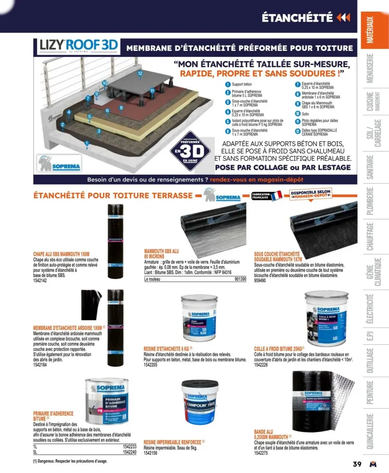 Bricoman catalogue du 01/04 au 01/01/2025 – page 39
