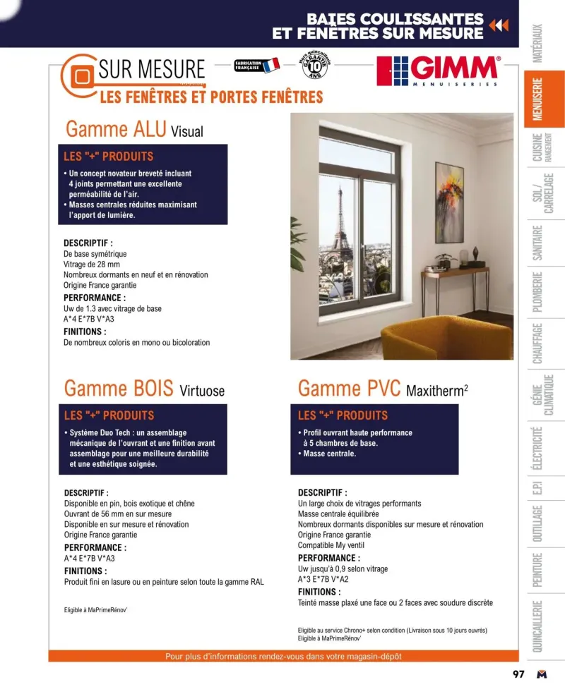 Bricoman catalogue du 01/04 au 01/01/2025 – page 97