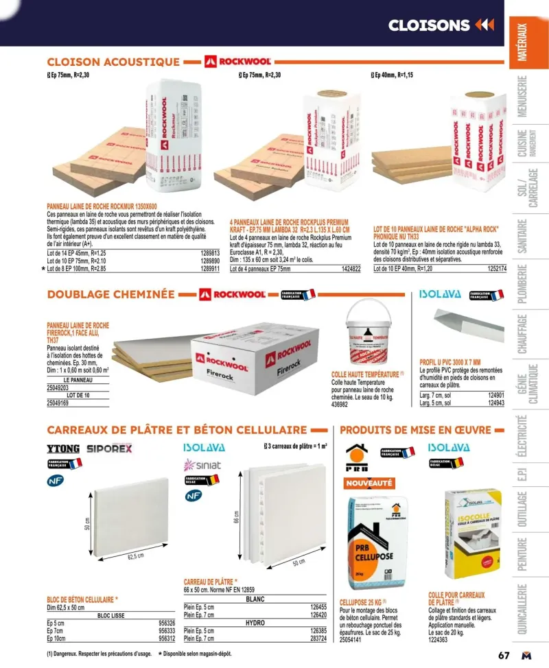 Bricoman catalogue du 01/04 au 01/01/2025 – page 67
