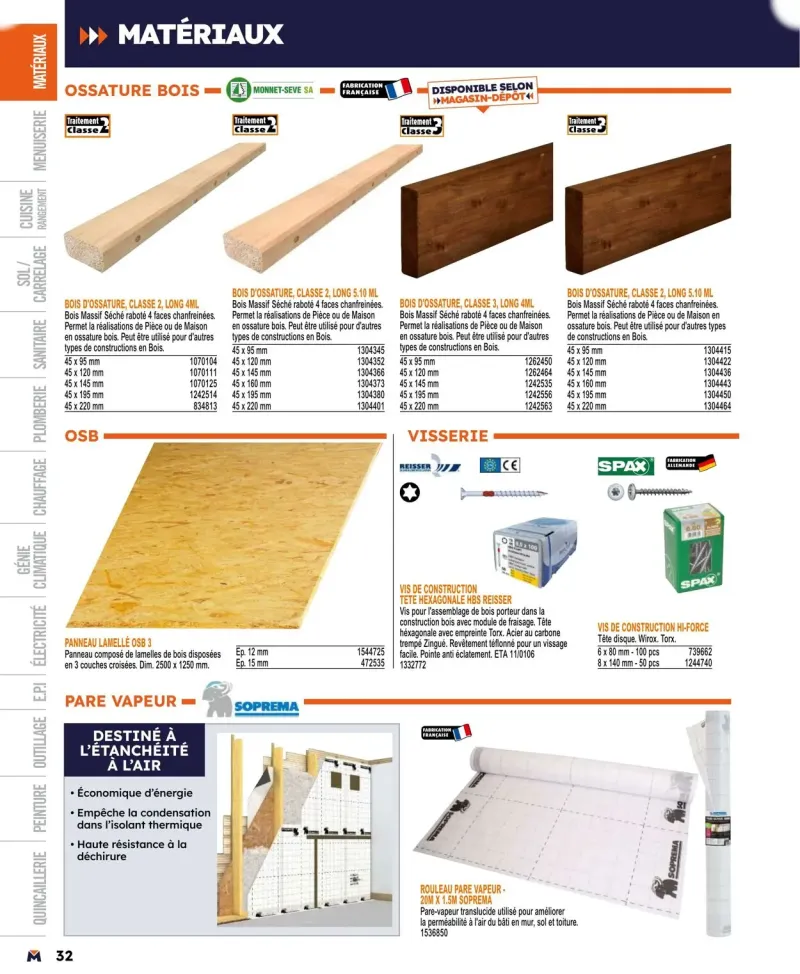 Bricoman catalogue du 01/04 au 01/01/2025 – page 32
