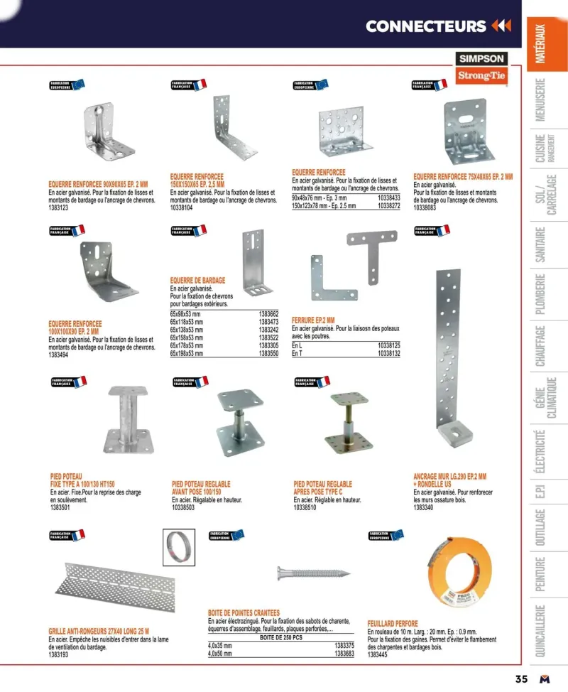 Bricoman catalogue du 01/04 au 01/01/2025 – page 35