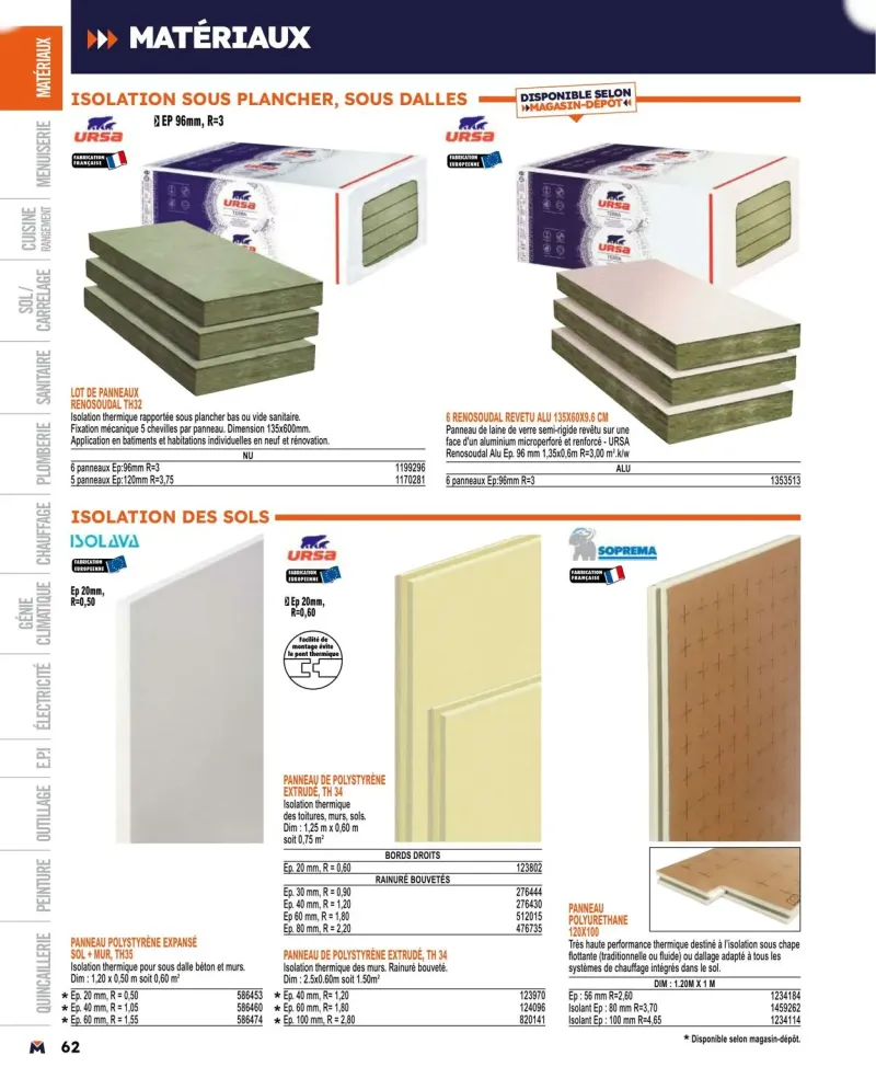 Bricoman catalogue du 01/04 au 01/01/2025 – page 62