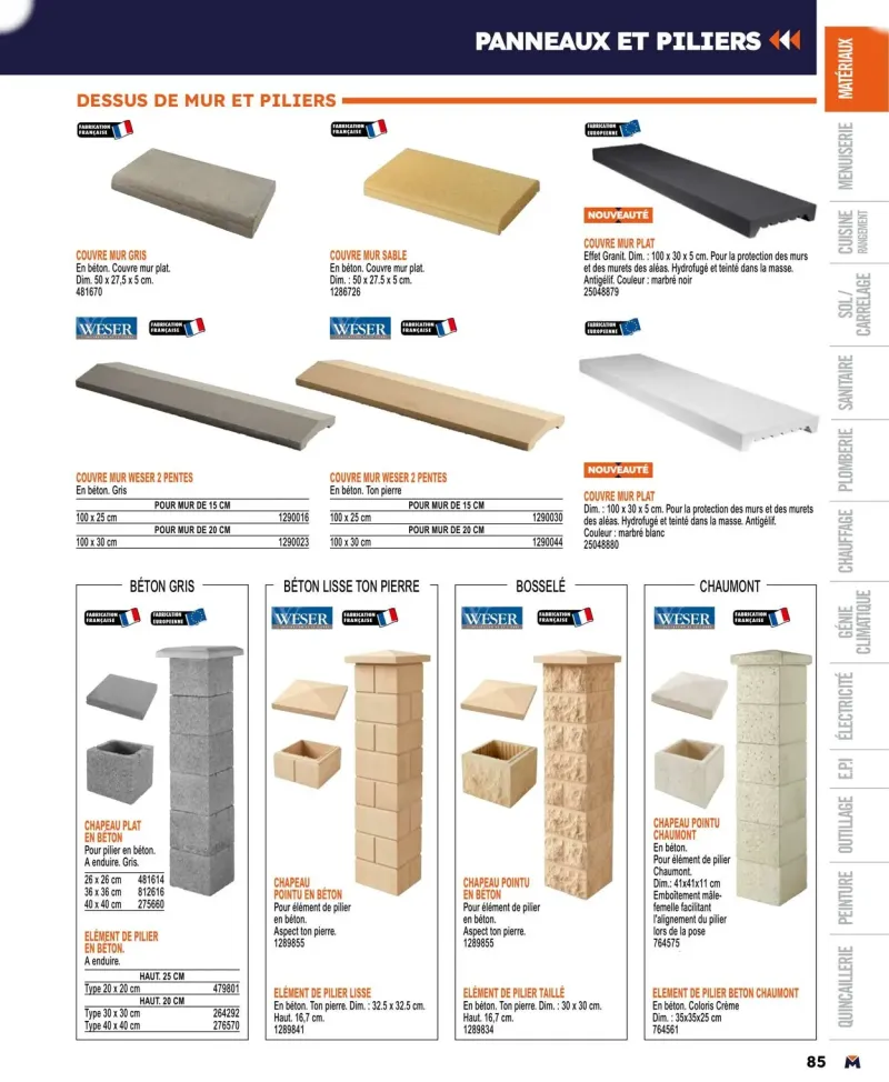 Bricoman catalogue du 01/04 au 01/01/2025 – page 85