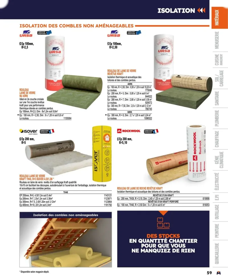 Bricoman catalogue du 01/04 au 01/01/2025 – page 59