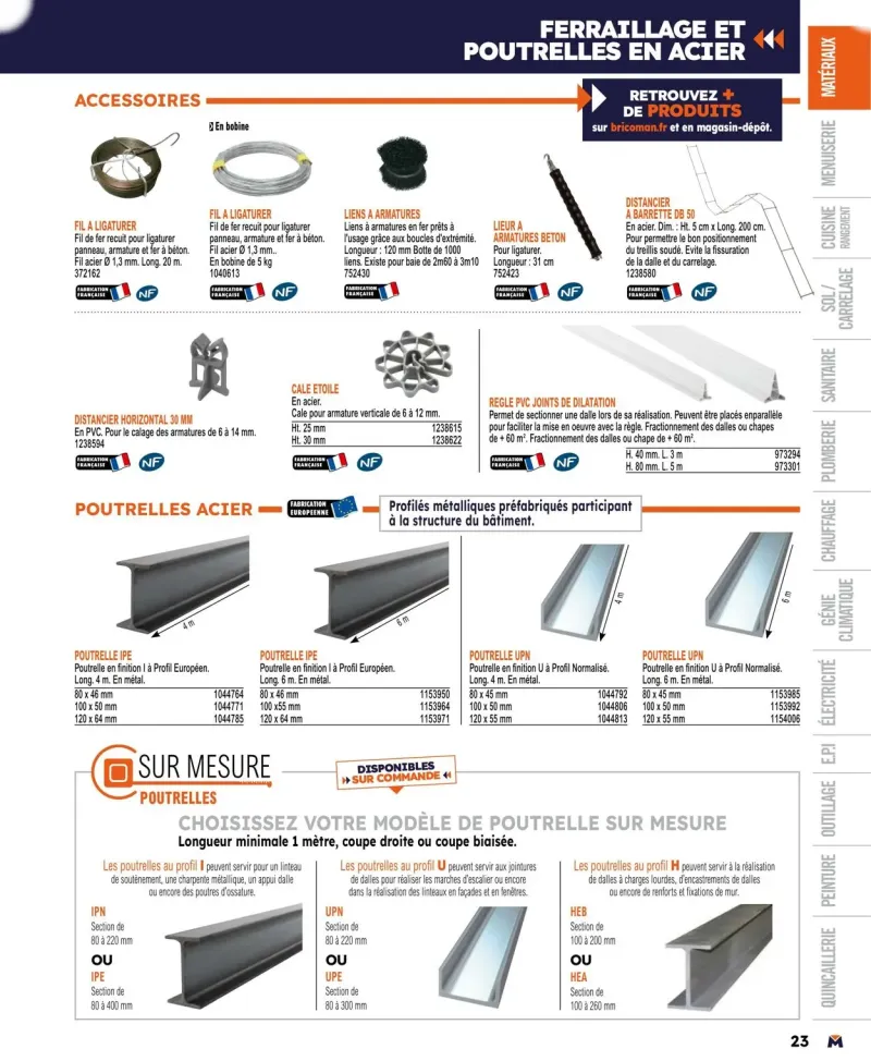Bricoman catalogue du 01/04 au 01/01/2025 – page 23