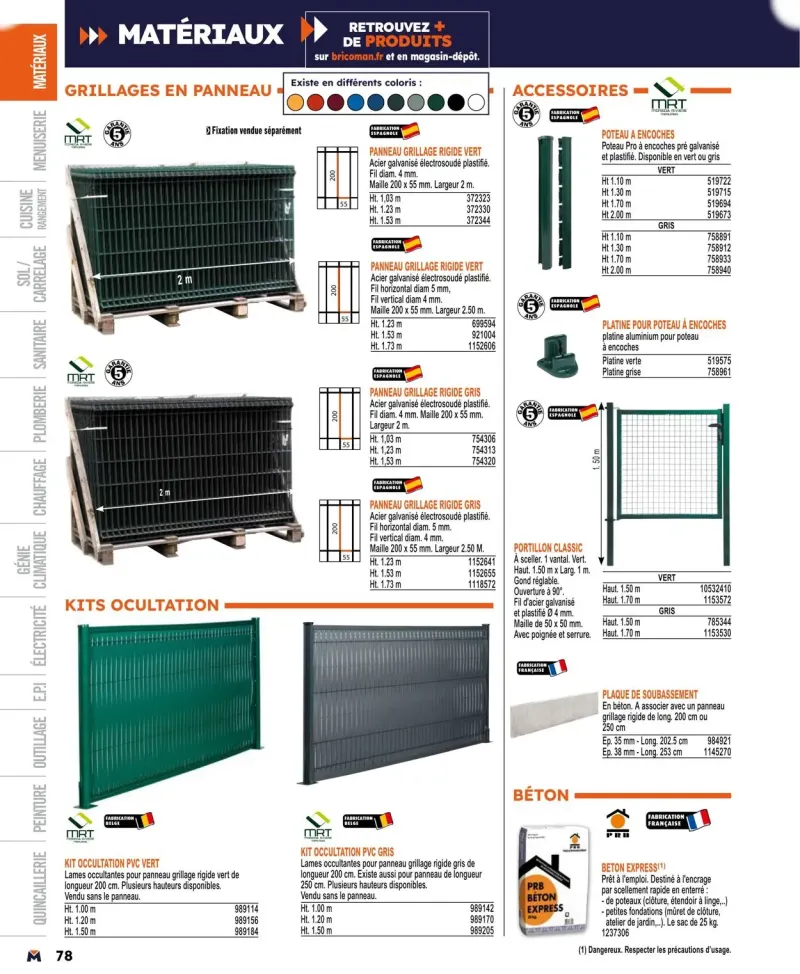 Bricoman catalogue du 01/04 au 01/01/2025 – page 78