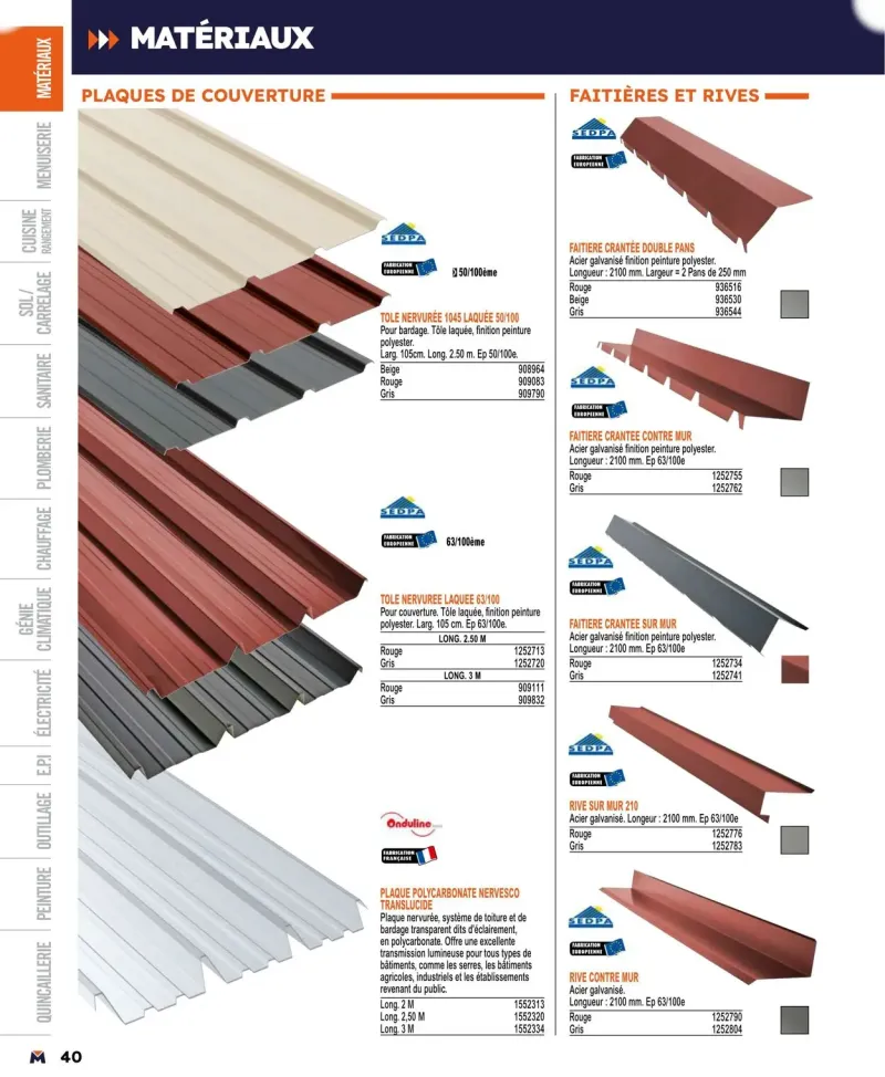 Bricoman catalogue du 01/04 au 01/01/2025 – page 40