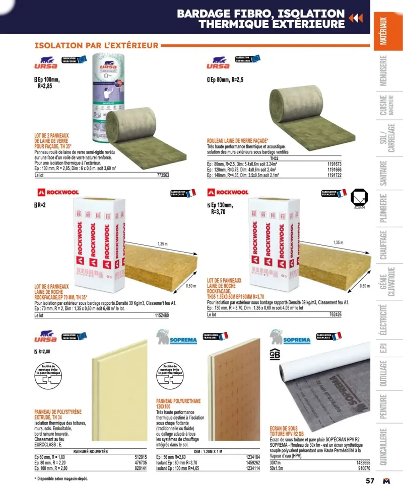 Bricoman catalogue du 01/04 au 01/01/2025 – page 57