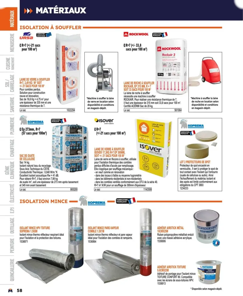 Bricoman catalogue du 01/04 au 01/01/2025 – page 58