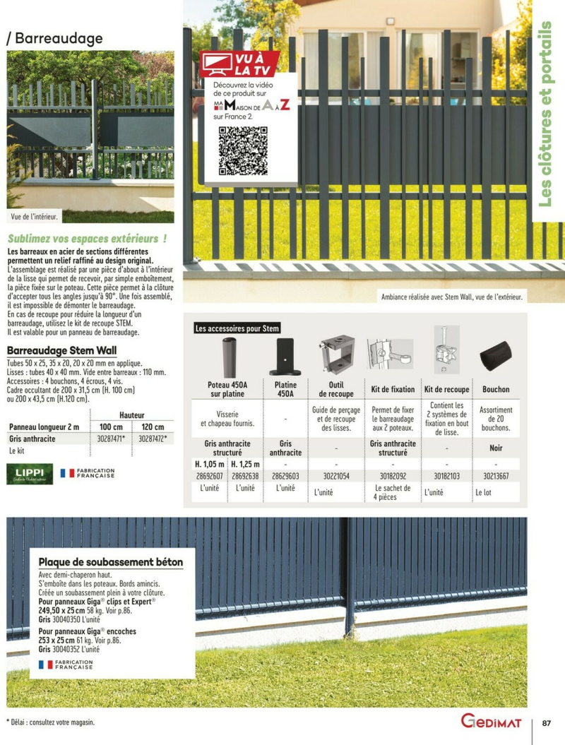 Gedimat catalogue du 22/12 au 06/01/2026 – page 87