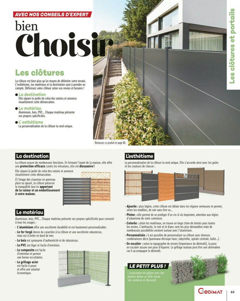 Gedimat catalogue du 22/12 au 06/01/2026 – page 63