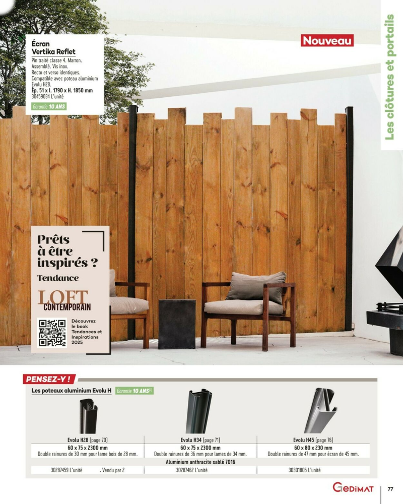 Gedimat catalogue du 22/12 au 06/01/2026 – page 77