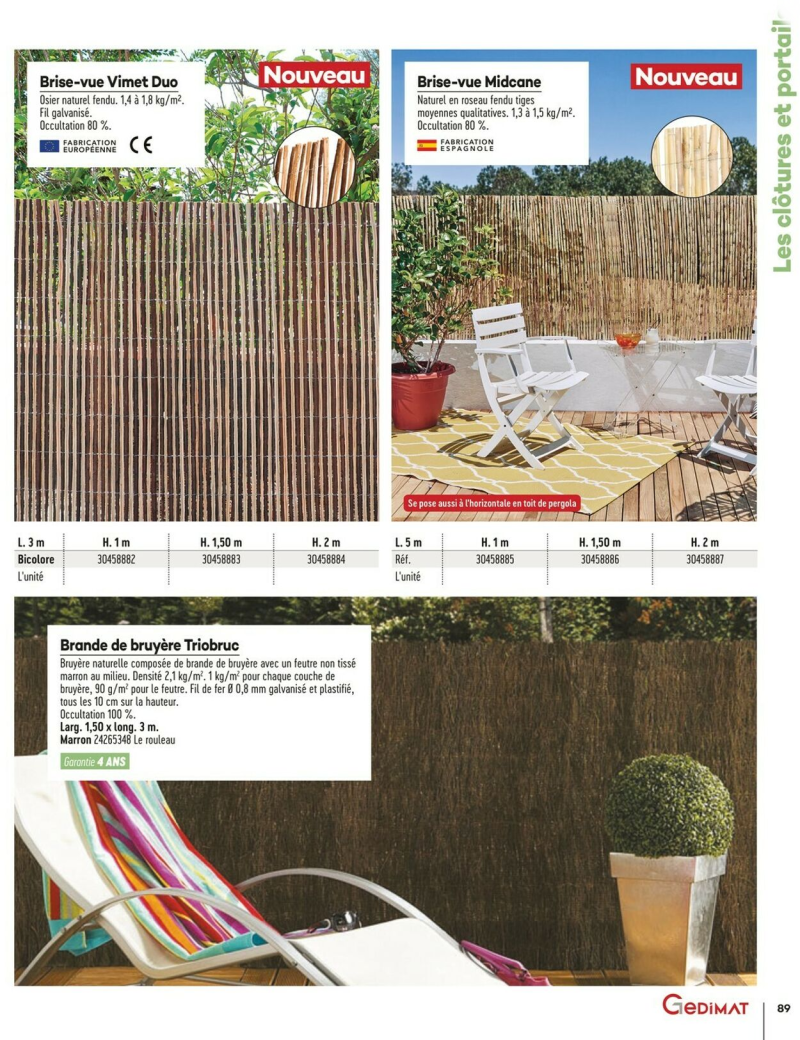 Gedimat catalogue du 22/12 au 06/01/2026 – page 89