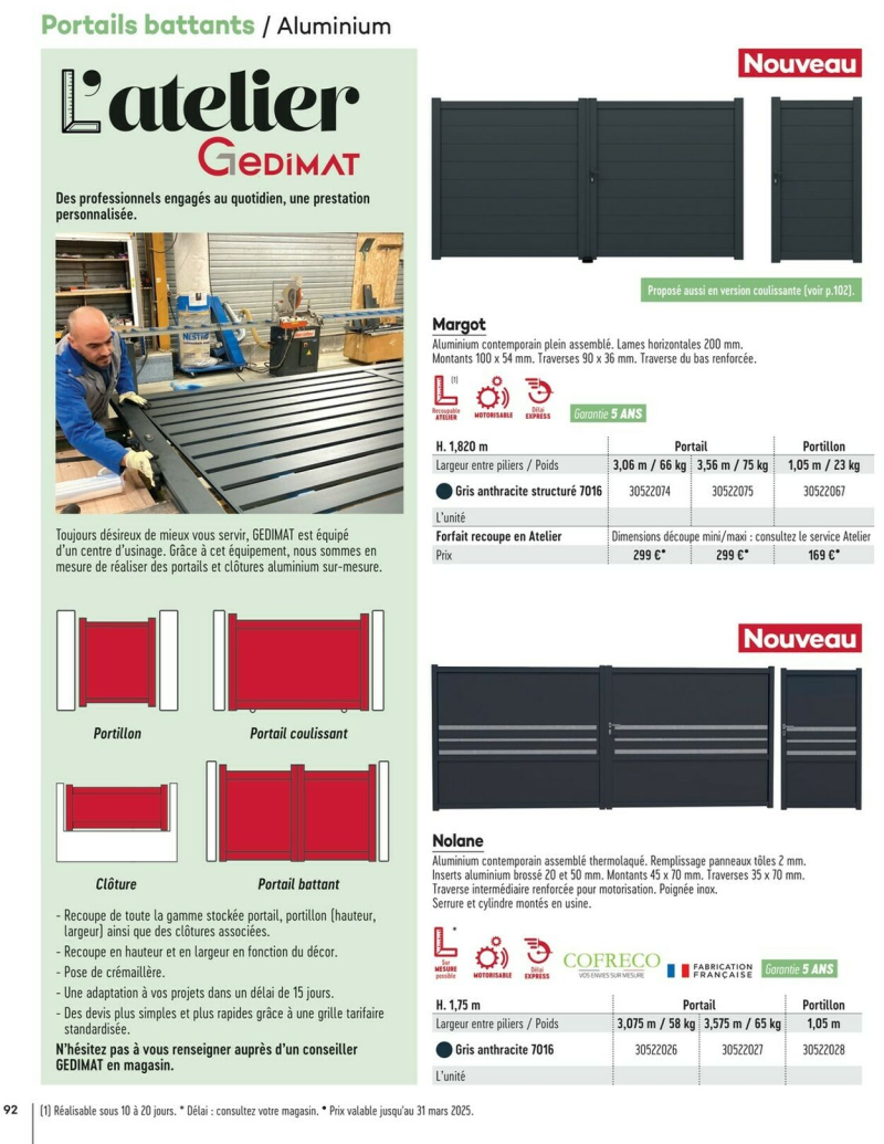 Gedimat catalogue du 22/12 au 06/01/2026 – page 92