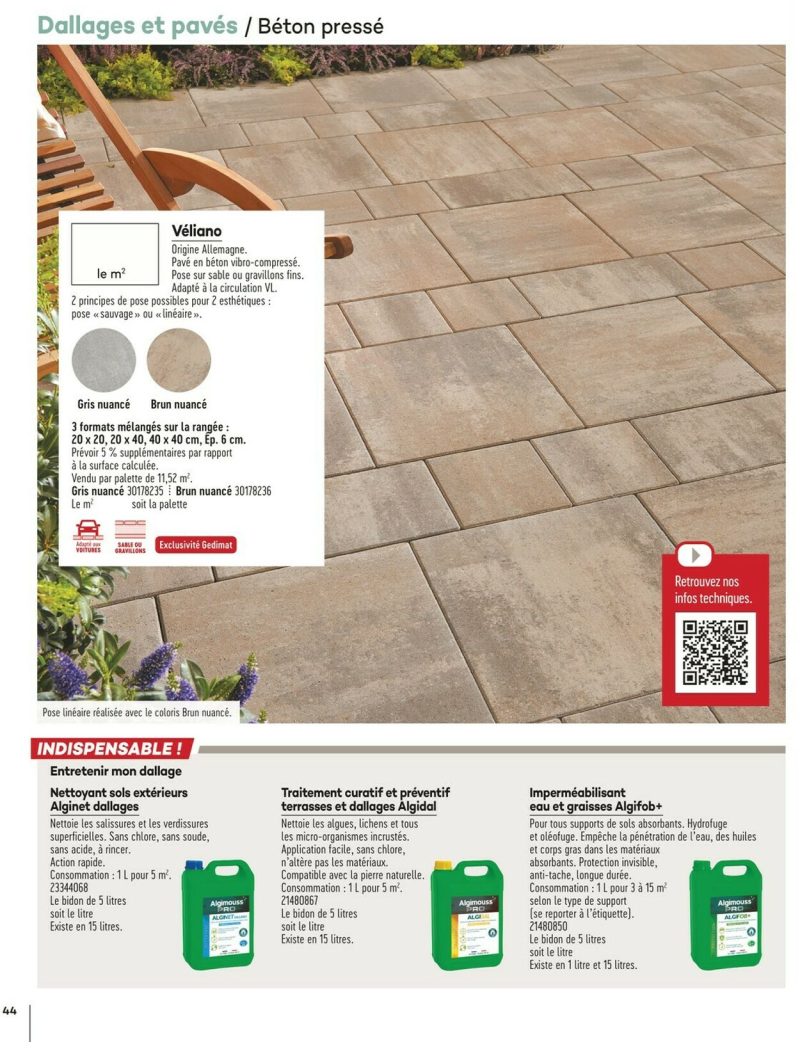 Gedimat catalogue du 22/12 au 06/01/2026 – page 44