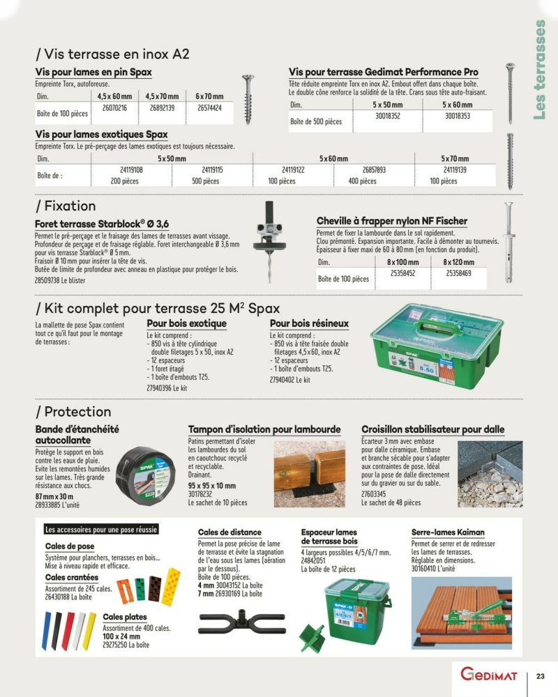Gedimat catalogue du 22/12 au 06/01/2026 – page 23