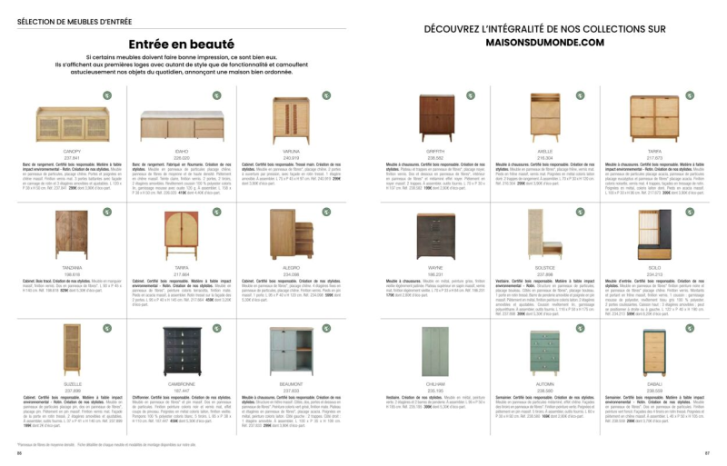 Maisons du Monde catalogue du 01/03 au 01/09/2024 – page 45