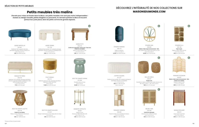 Maisons du Monde catalogue du 01/03 au 01/09/2024 – page 64
