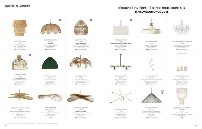 Maisons du Monde catalogue du 01/03 au 01/09/2024 – page 62
