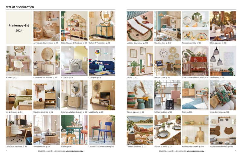 Maisons du Monde catalogue du 01/03 au 01/09/2024 – page 34