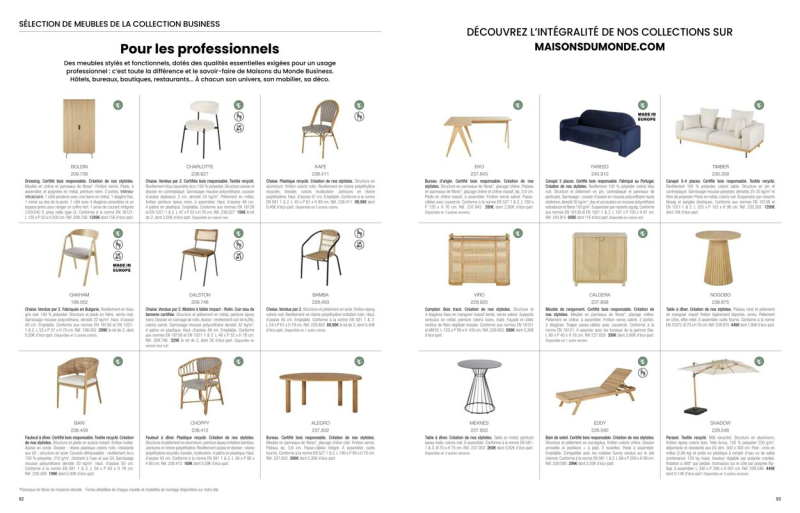 Maisons du Monde catalogue du 01/03 au 01/09/2024 – page 48