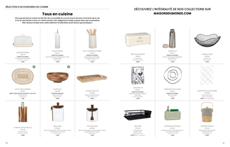 Maisons du Monde catalogue du 01/03 au 01/09/2024 – page 70