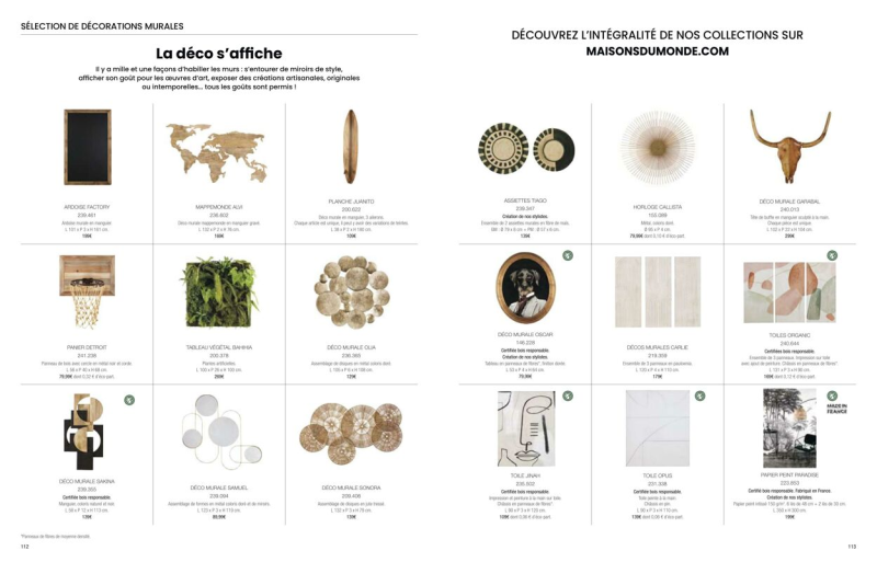 Maisons du Monde catalogue du 01/03 au 01/09/2024 – page 58