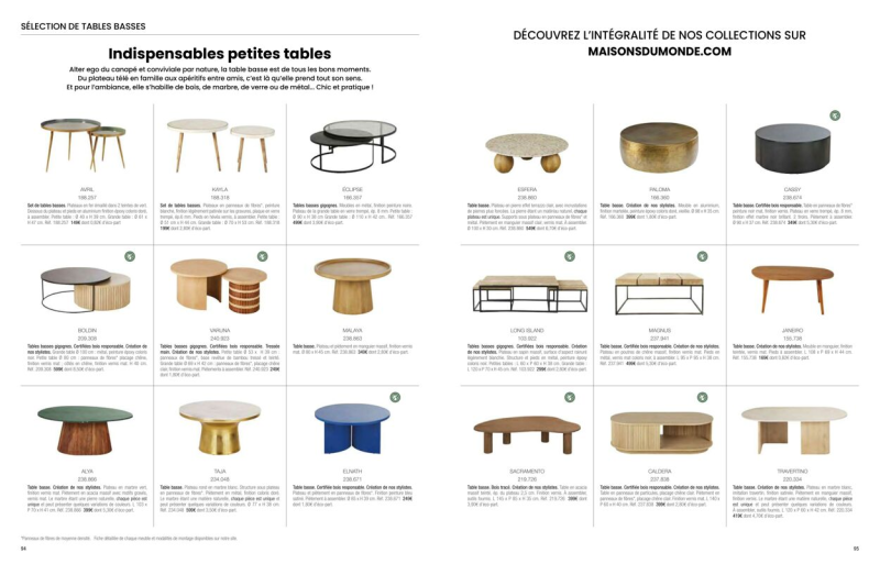 Maisons du Monde catalogue du 01/03 au 01/09/2024 – page 49