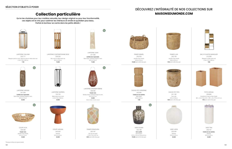 Maisons du Monde catalogue du 01/03 au 01/09/2024 – page 63