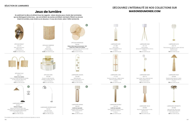 Maisons du Monde catalogue du 01/03 au 01/09/2024 – page 60