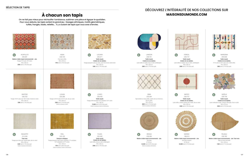 Maisons du Monde catalogue du 01/03 au 01/09/2024 – page 65
