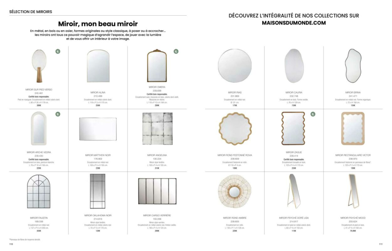 Maisons du Monde catalogue du 01/03 au 01/09/2024 – page 57