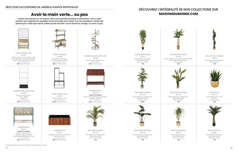 Maisons du Monde catalogue du 01/03 au 01/09/2024 – page 59