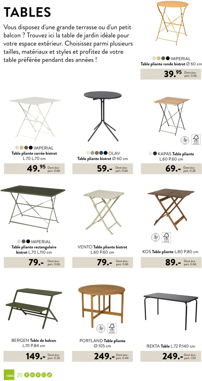 Casa catalogue du 03/03 au 18/03/2025 – page 20
