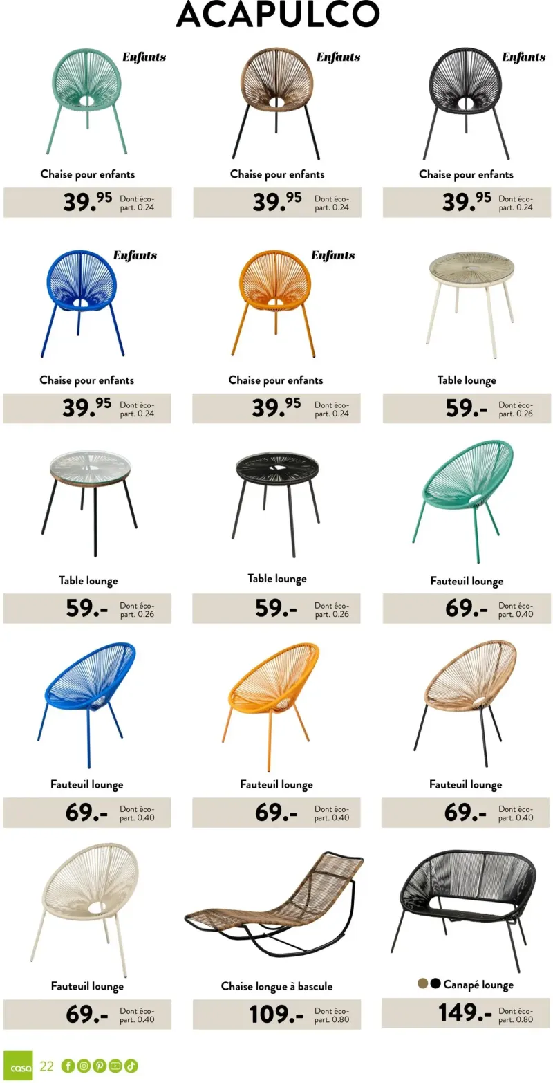 Casa catalogue du 03/03 au 18/03/2025 – page 22