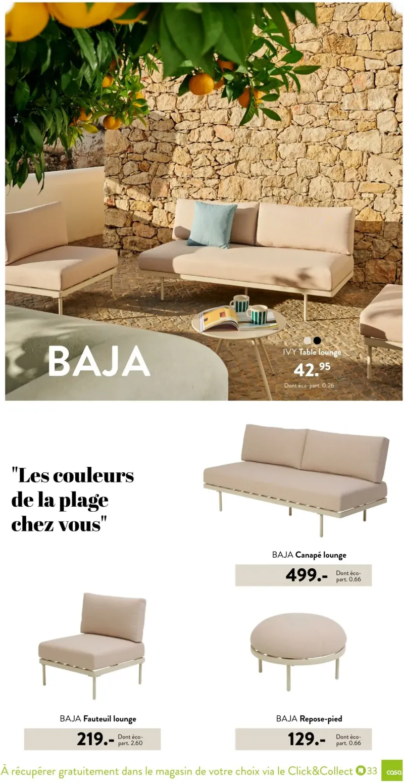 Casa catalogue du 03/03 au 18/03/2025 – page 33